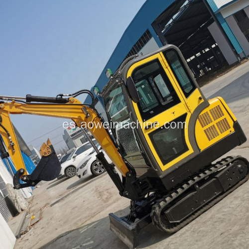 China Barato 3000kgs Garden Small Digger Mini excavadora con orugas de acero para la venta